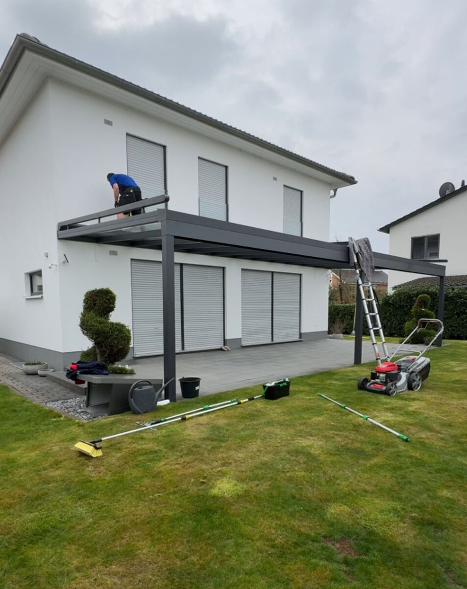 Terrassendach Reinigung Ketsch - Professionelle Glasreinigung Rhein-Neckar-Region